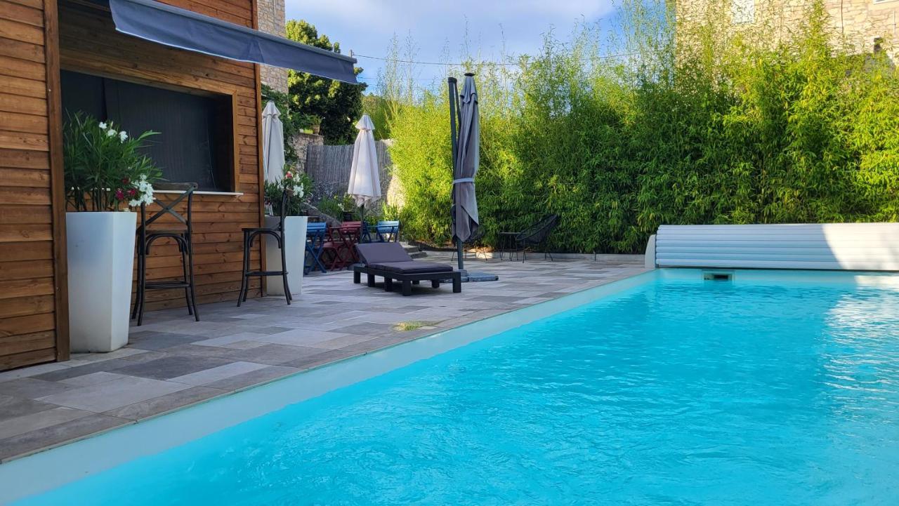 Le Mas Rolland, Piscine Chauffee & Spa - Millau - Gorges Du Tarn 孔佩尔 外观 照片