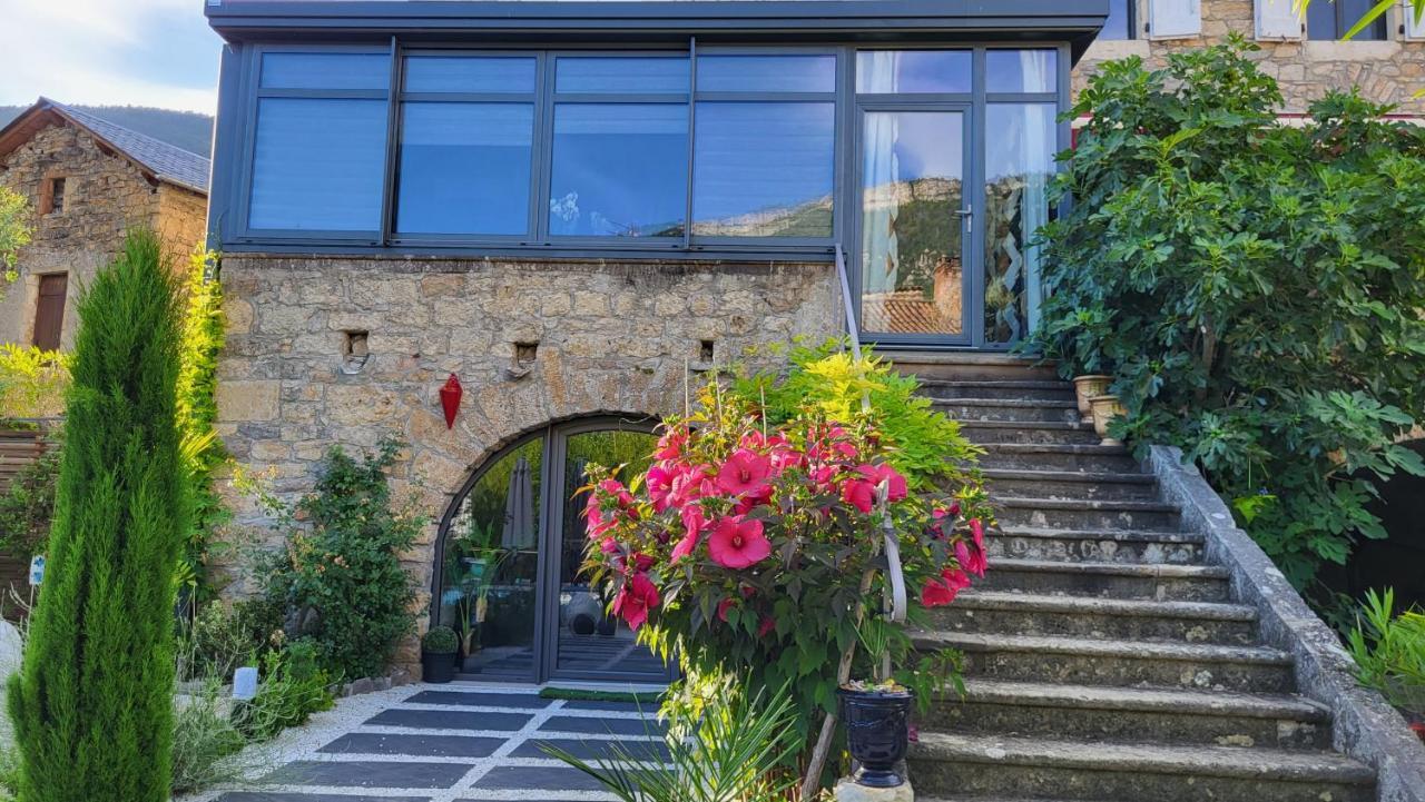 Le Mas Rolland, Piscine Chauffee & Spa - Millau - Gorges Du Tarn 孔佩尔 外观 照片